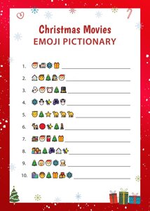 Christmas Movies Emoji Pictionary