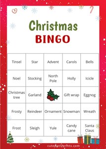 Christmas Bingo